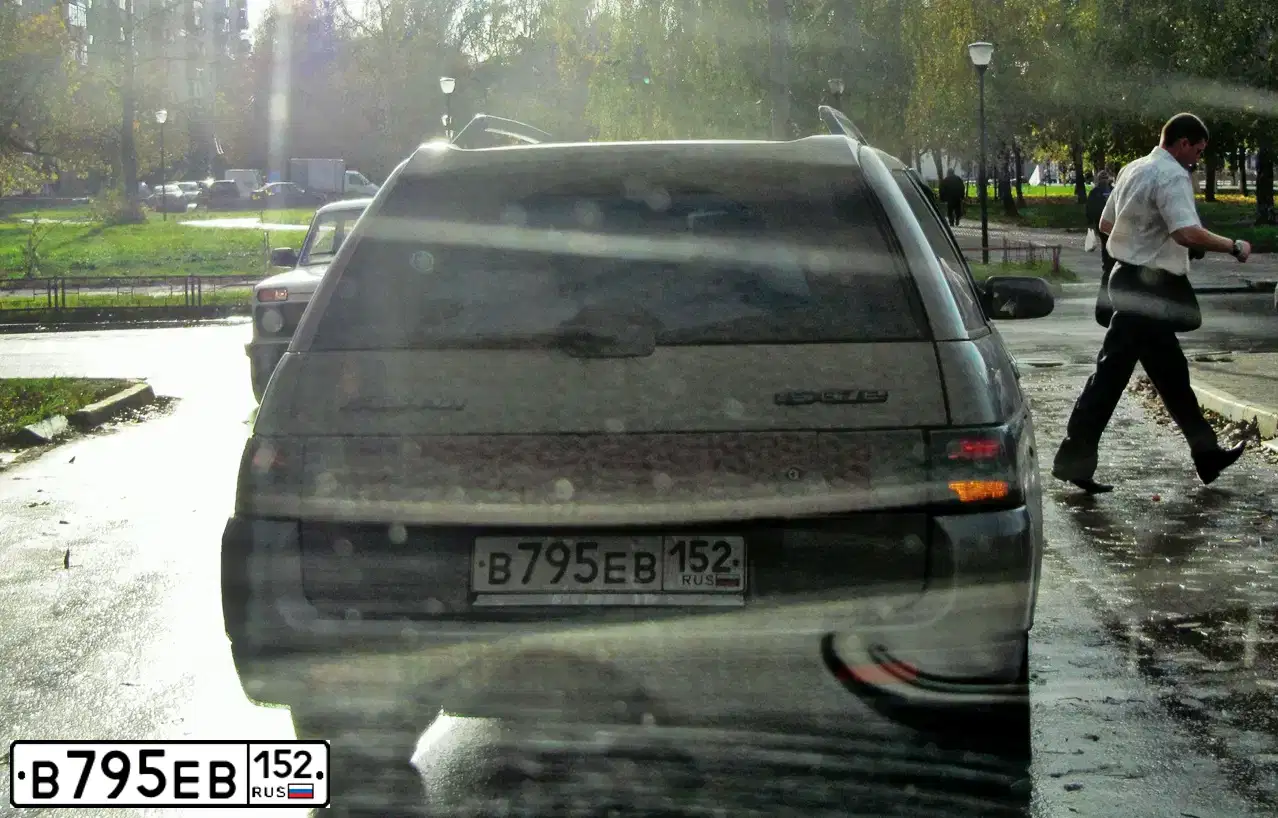 Фото автомобиля LADA 2111, 2002 — госномер А227НУ152. Цвет: СЕРО-ЗЕЛЕНЫЙ