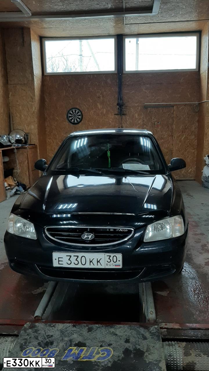 Фото автомобиля TAGAZ ACCENT, 2006 — госномер Т167КТ177. Цвет: ЧЕРНЫЙ