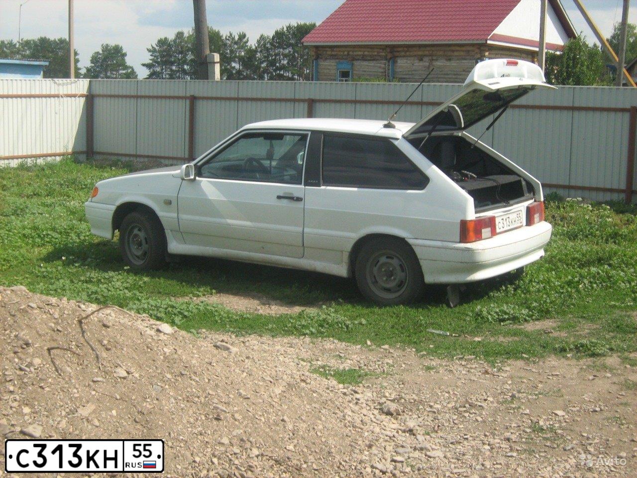 Фото автомобиля LADA 2113 SAMARA, 2011 — госномер С313КН55. Цвет: Белый