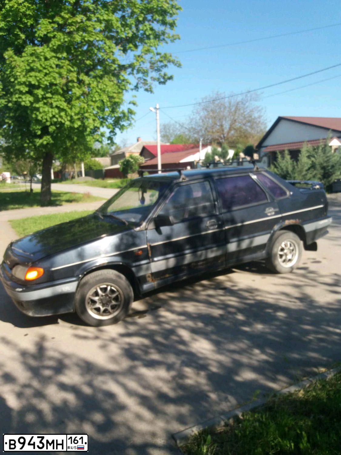 Фото автомобиля LADA 2115 SAMARA, 2006 — госномер В943МН161. Цвет: ЧЕРНЫЙ
