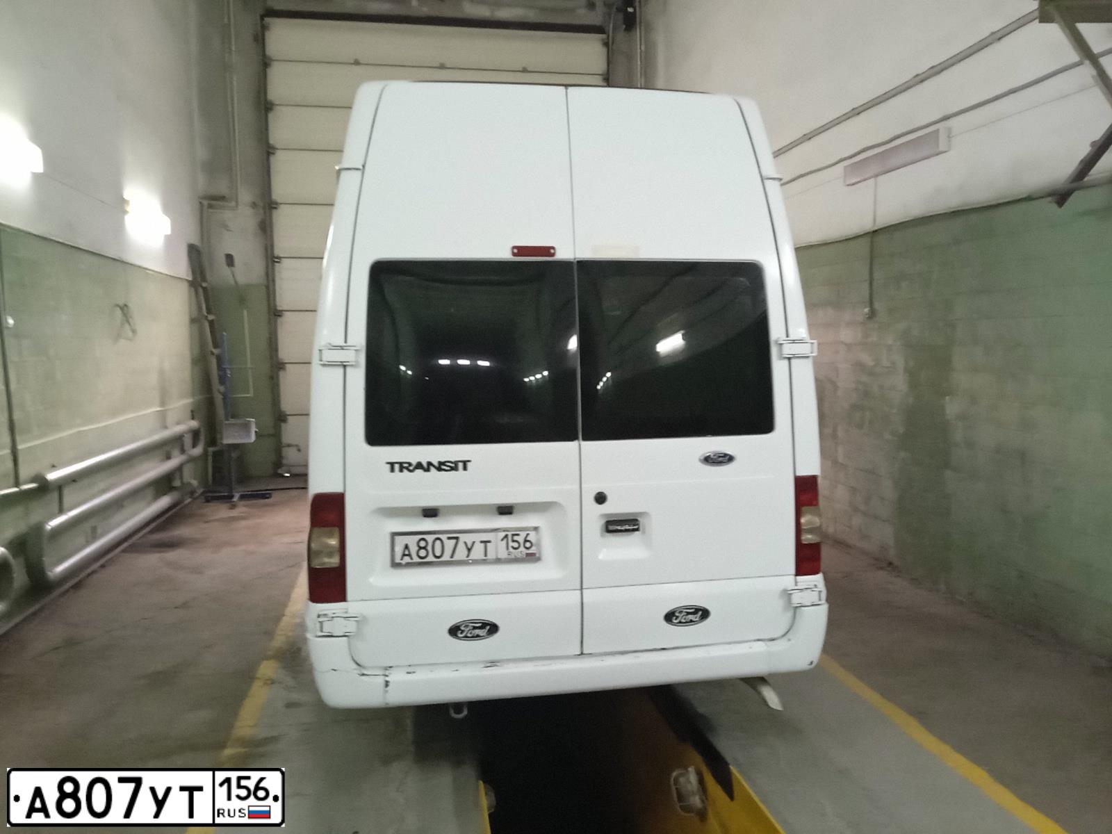 Фото автомобиля (FORD) ФОРД 32361 (БЕЛЫЙ) (TRANSIT), 2007 — госномер А807УТ156
