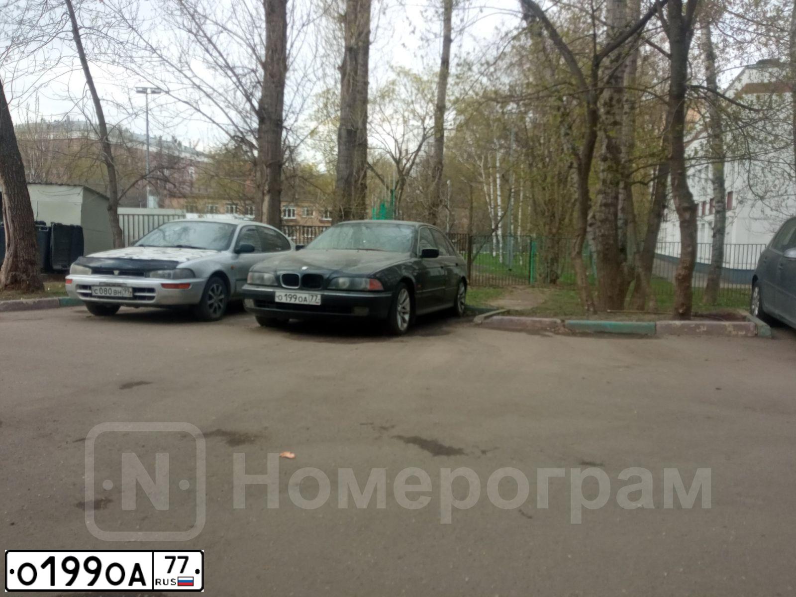 Фото автомобиля BMW SERIE 5, 1998 — госномер О199ОА77. Цвет: ЧЕРНЫЙ