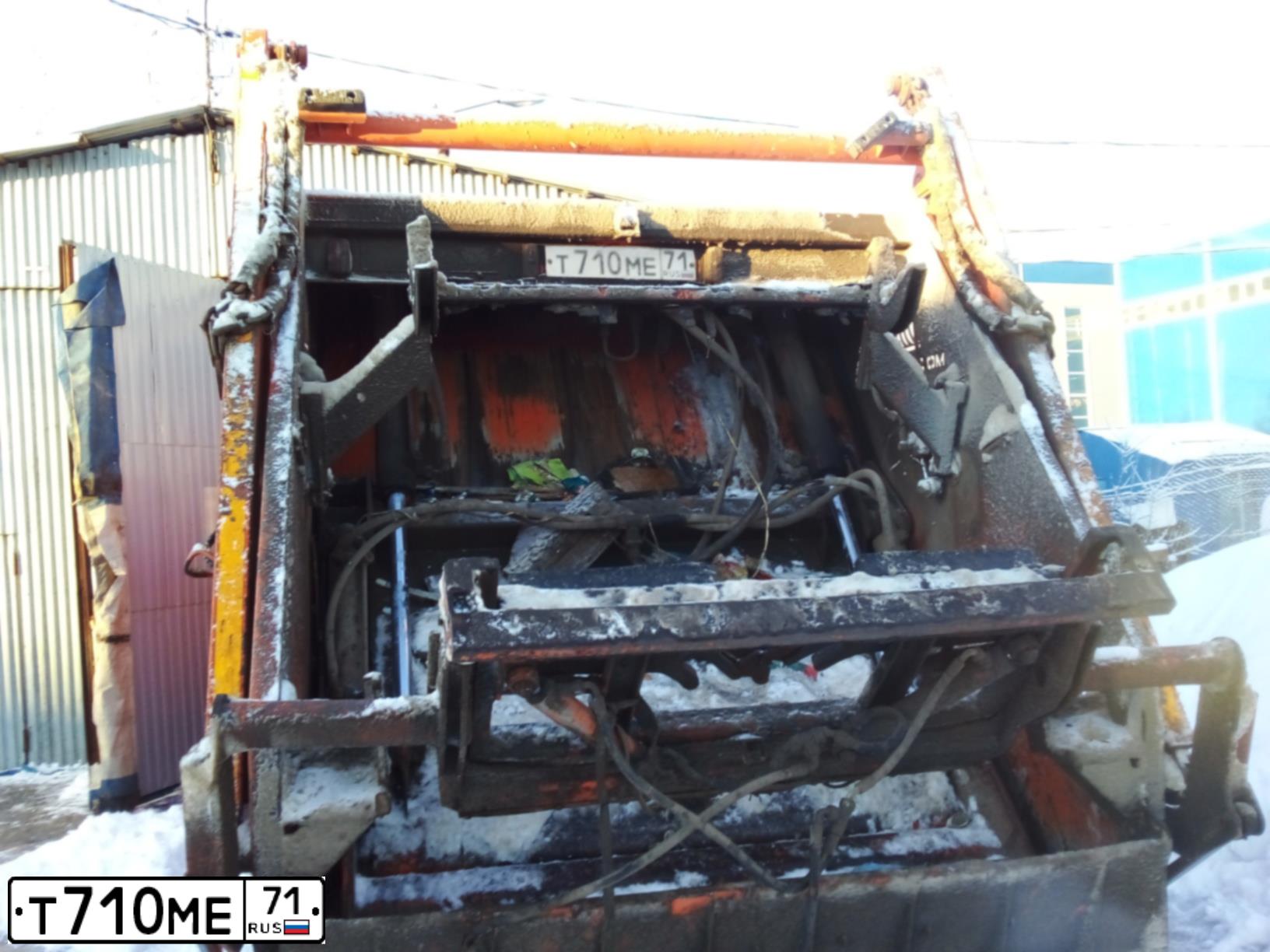 Фото автомобиля KAMAZ 65115 /6X4/, 2018 — госномер У347ОС71. Цвет: Оранжевый RAL 2009