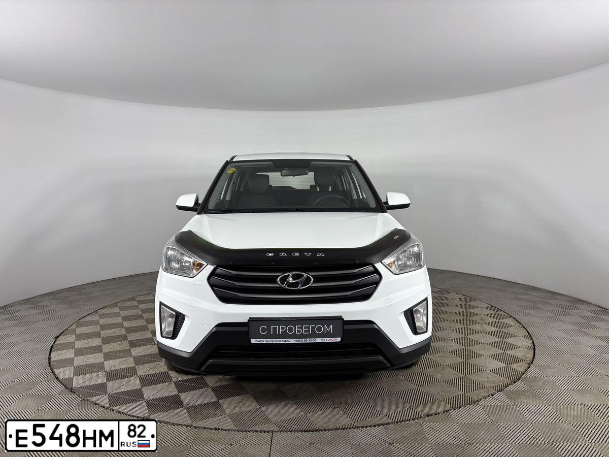 Фото автомобиля HYUNDAI CRETA, 2016 — госномер О142ОН44. Цвет: БЕЛЫЙ