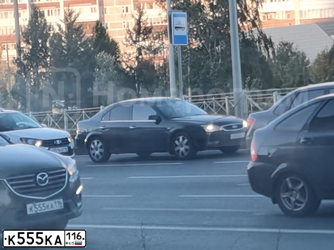 Фото автомобиля MAZDA CX-5, 2015 — госномер К555КА116. Цвет: КОРИЧНЕВЫЙ