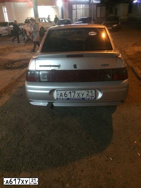 Фото автомобиля LADA 2110 LADA, 2001 — госномер А007СК21. Цвет: Светло-серебристый металик