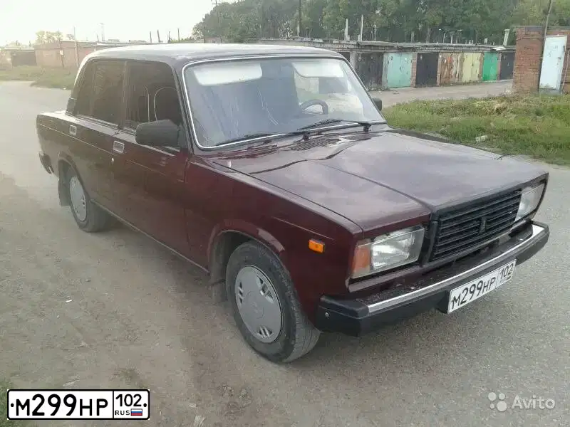 Фото автомобиля LADA 2107, 2007 — госномер Т979УО02. Цвет: ТЕМНО-ВИШНЕВЫЙ