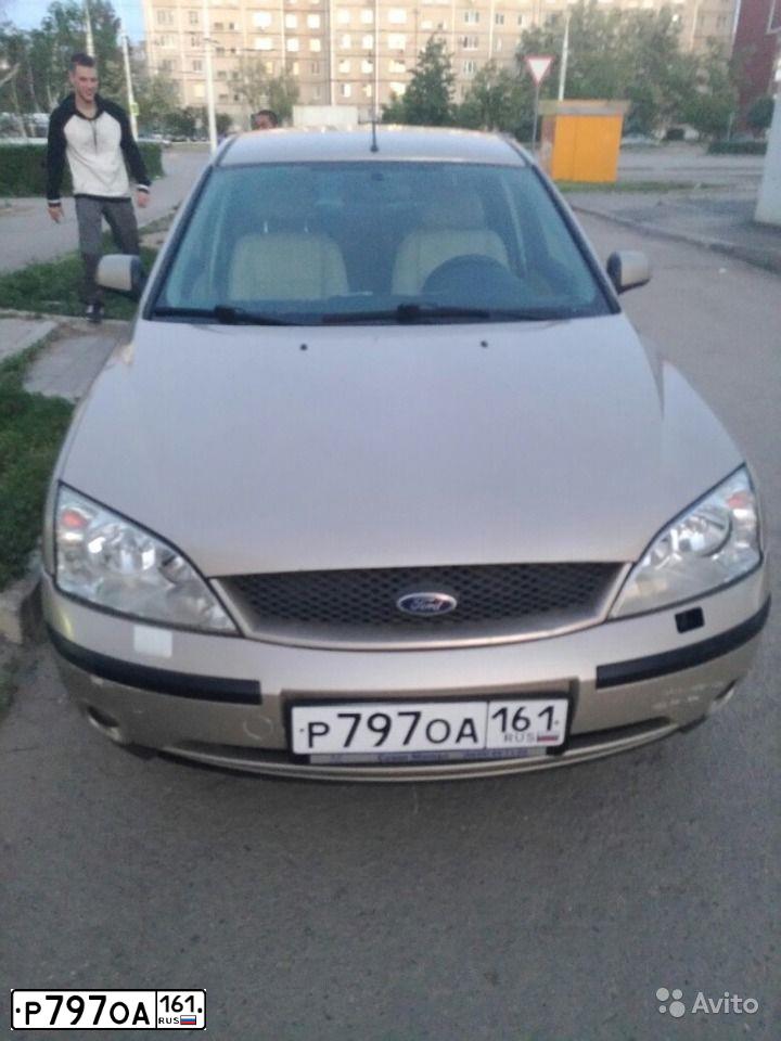 Фото автомобиля FORD MONDEO, 2001 — госномер Р797ОА161. Цвет: ЗОЛОТИСТЫЙ