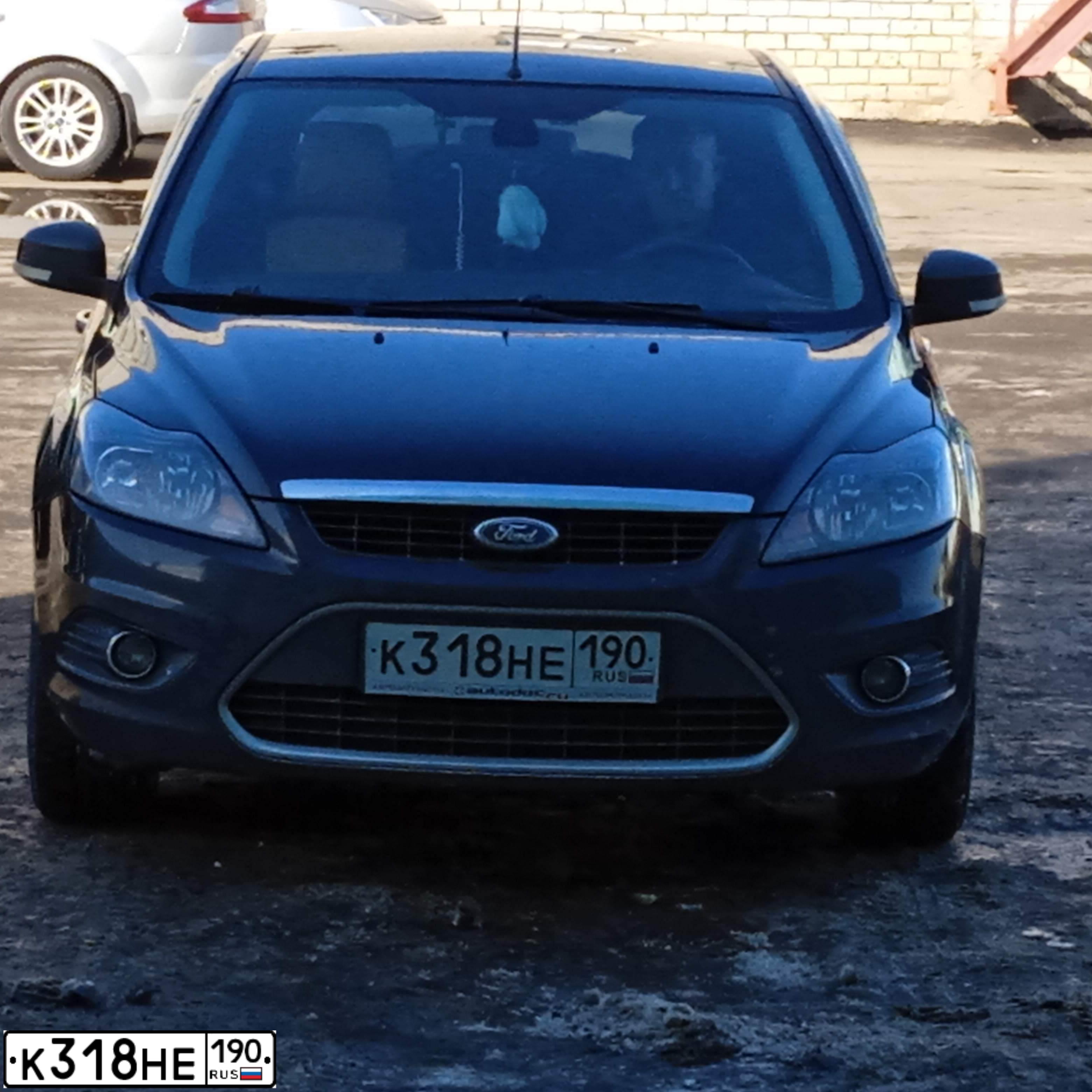 Фото автомобиля ФОРД ФОКУС, 2010 — госномер Х573КО37. Цвет: ЧЕРНЫЙ
