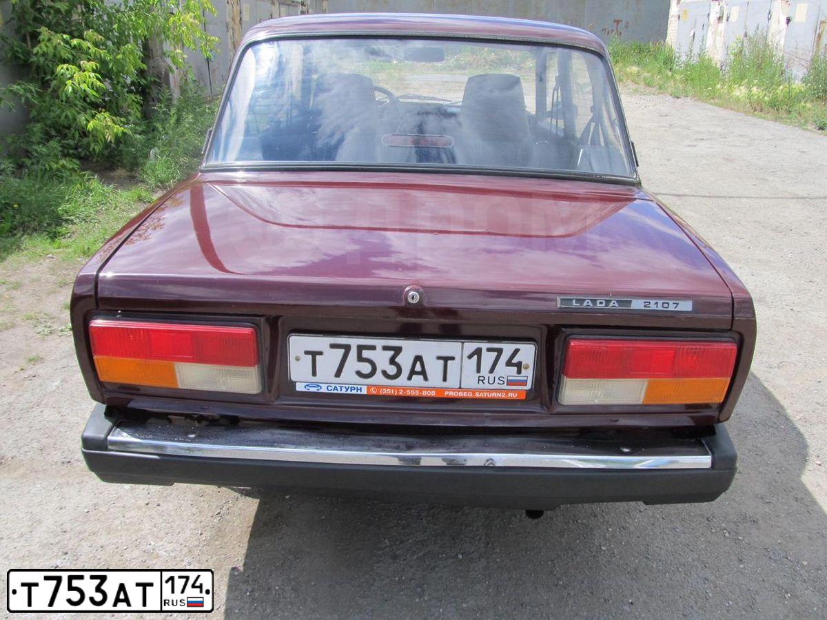 Фото автомобиля LADA 2107, 2007 — госномер О736МН702