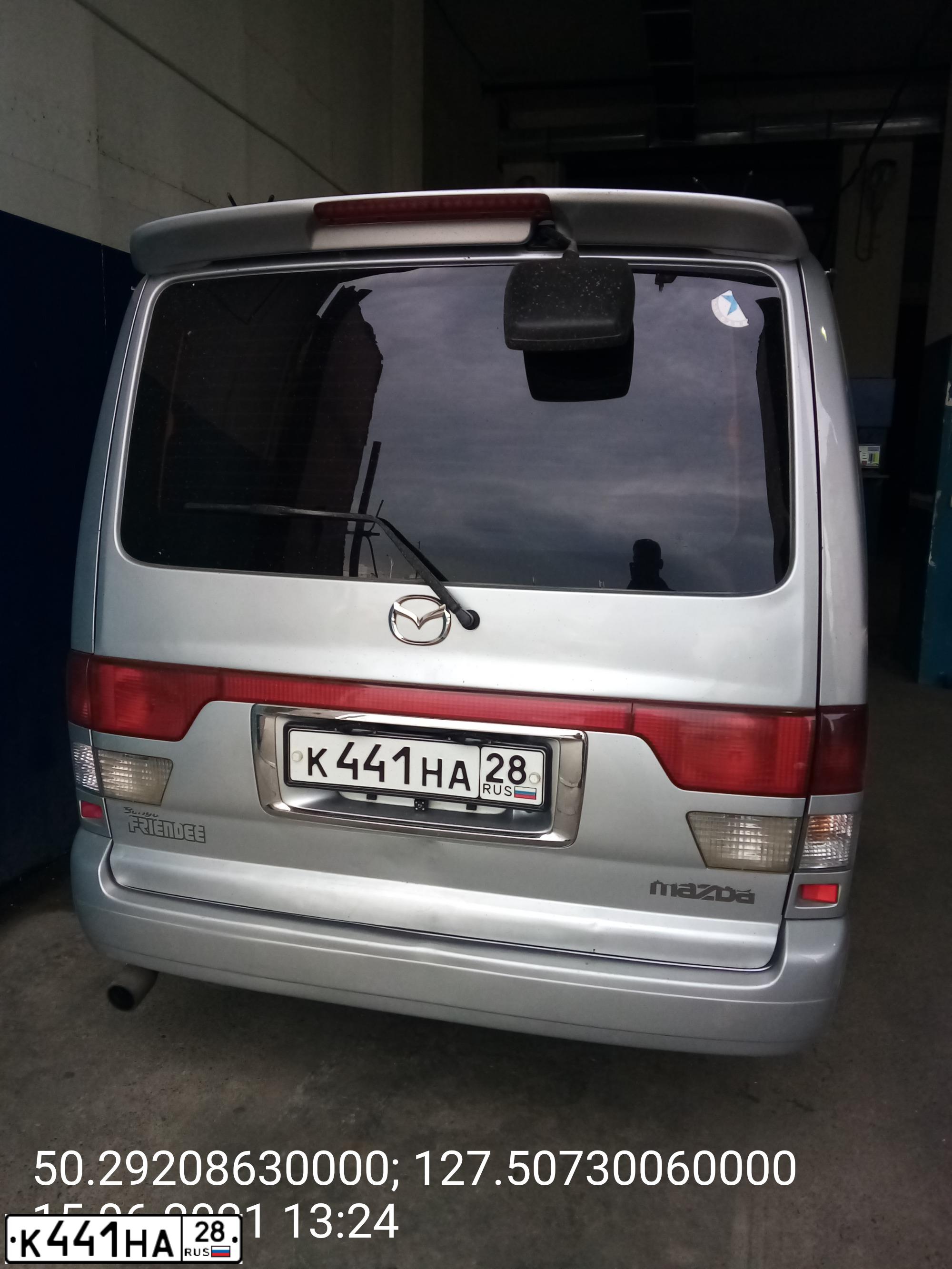 Фото автомобиля MAZDA MAZDA BOBGO FRIENDEE, 1991 — госномер М989УК75