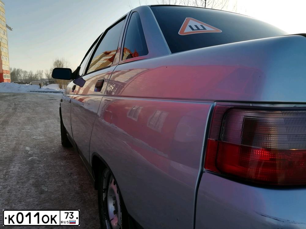 Фото автомобиля LADA 2110, 1999 — госномер К011ОК73. Цвет: ГОЛУБОЙ