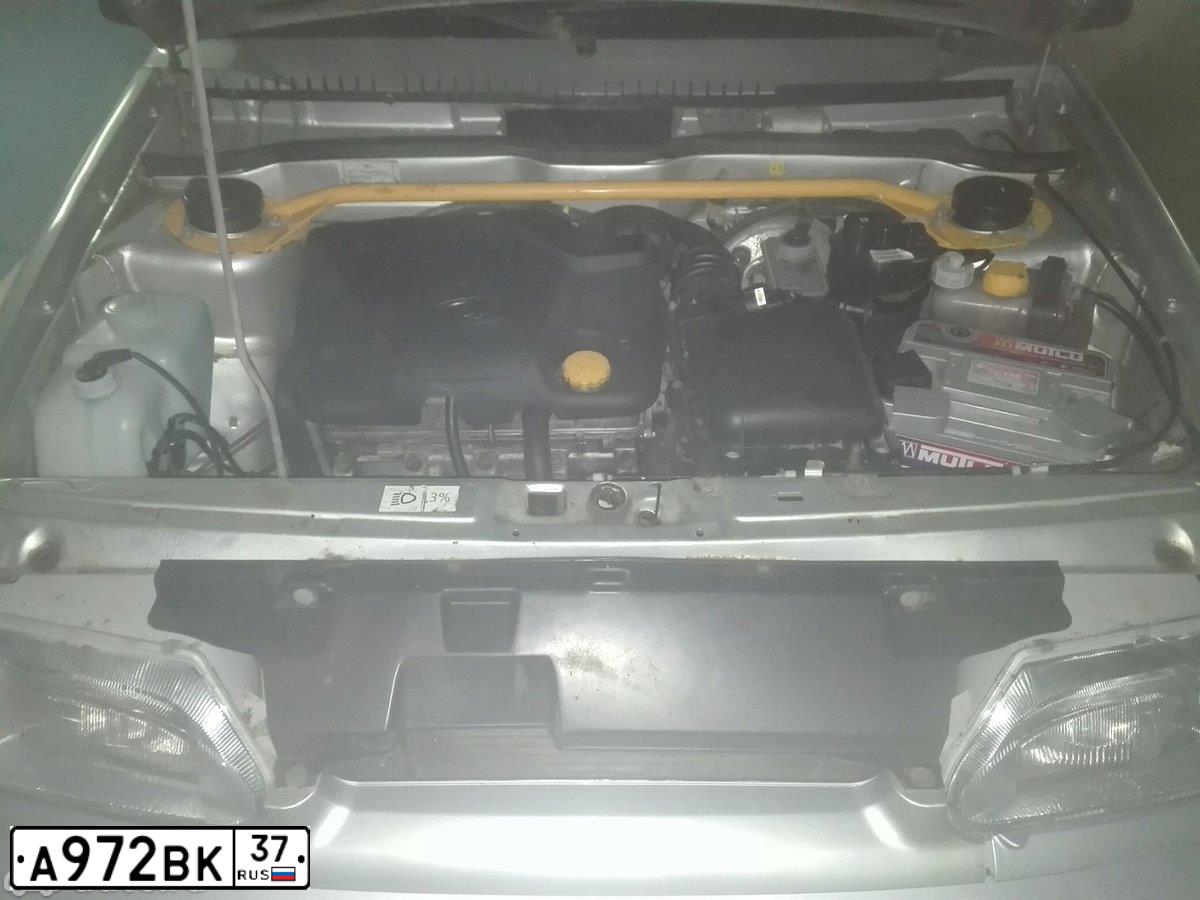 Фото автомобиля LADA 2114 SAMARA, 2008 — госномер А972ВК37. Цвет: Серебристый