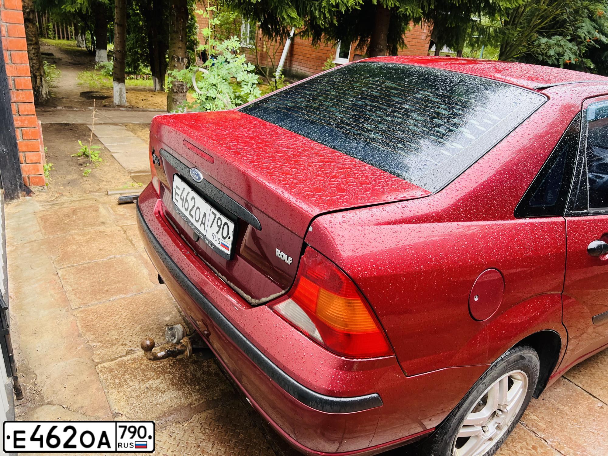 Фото автомобиля FORD D FOCUS, 2003 — госномер Р544НТ71. Цвет: ВИШНЕВЫЙ