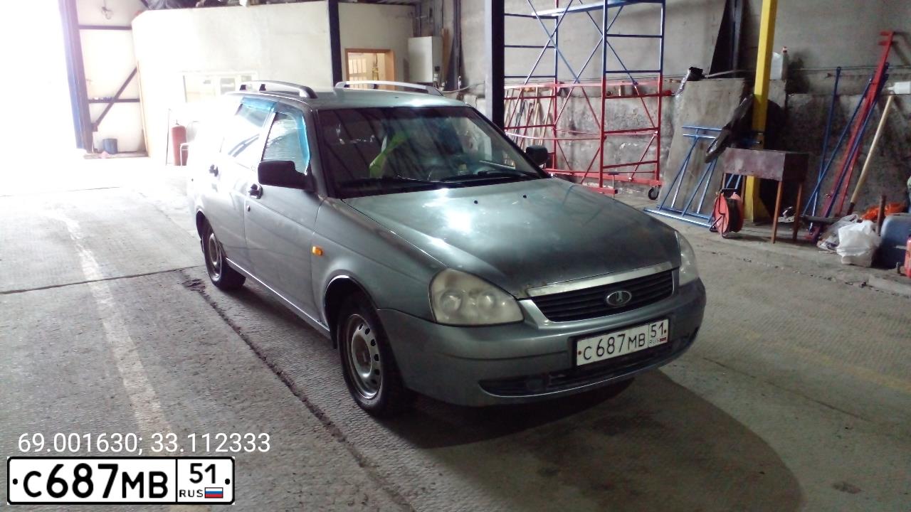 Фото автомобиля LADA 2171 PRIORA, 2011 — госномер М801ЕХ126. Цвет: СРЕДНИЙ СЕРО-ЗЕЛЕНЫЙ МЕТ.