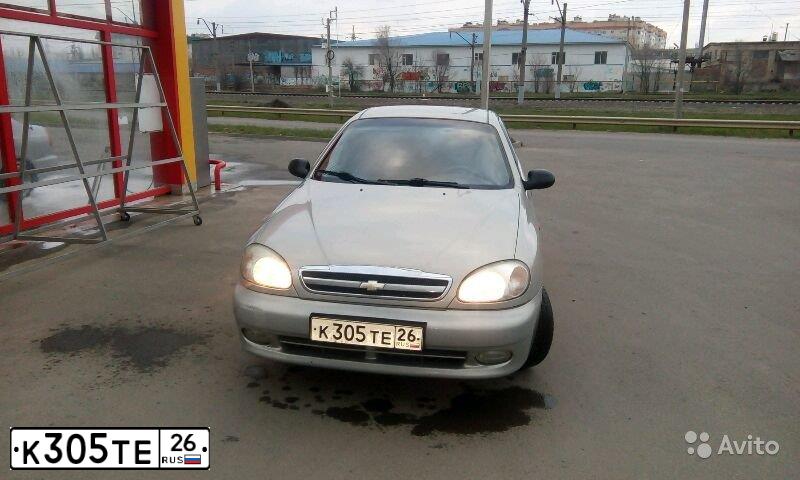 Фото автомобиля ZAZ LANOS, 2007 — госномер К305ТЕ26. Цвет: СЕРЫЙ
