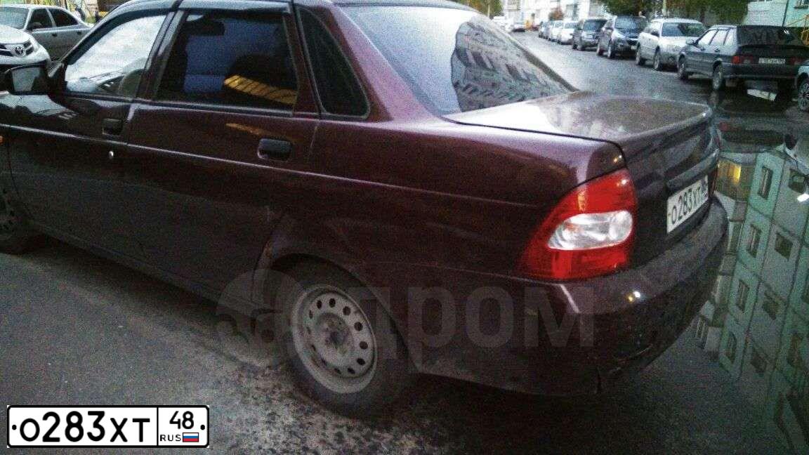 Фото автомобиля LADA 2112, 2007 — госномер О283ХТ48. Цвет: СРЕДНИЙ СЕРО-ЗЕЛЕНЫЙ МЕТАЛЛ