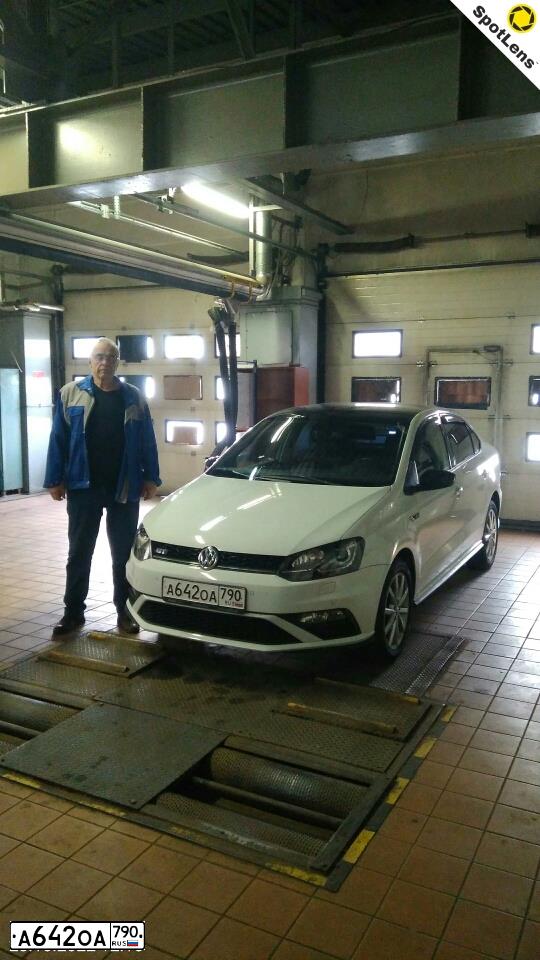 Фото автомобиля VOLKSWAGEN POLO, 2016 — госномер К595СА763. Цвет: БЕЛЫЙ