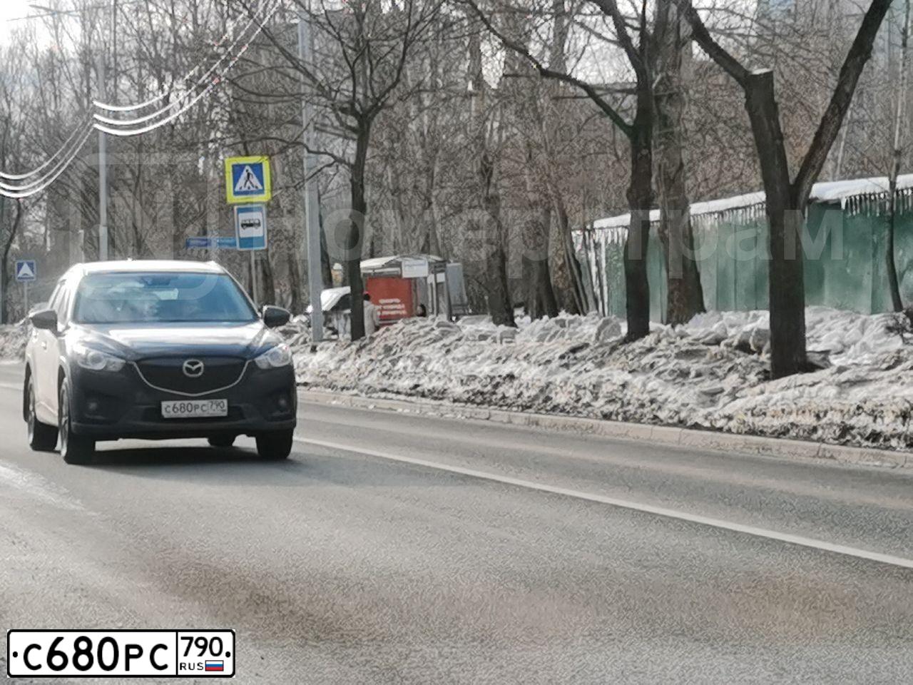 Фото автомобиля MAZDA CX-5, 2012 — госномер С680РС790. Цвет: ЧЕРНЫЙ