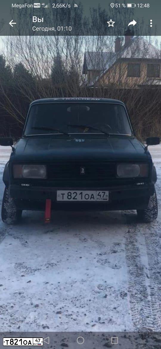 Фото автомобиля LADA 2105, 1999 — госномер Т821ОА47. Цвет: ЗЕЛЕНЫЙ