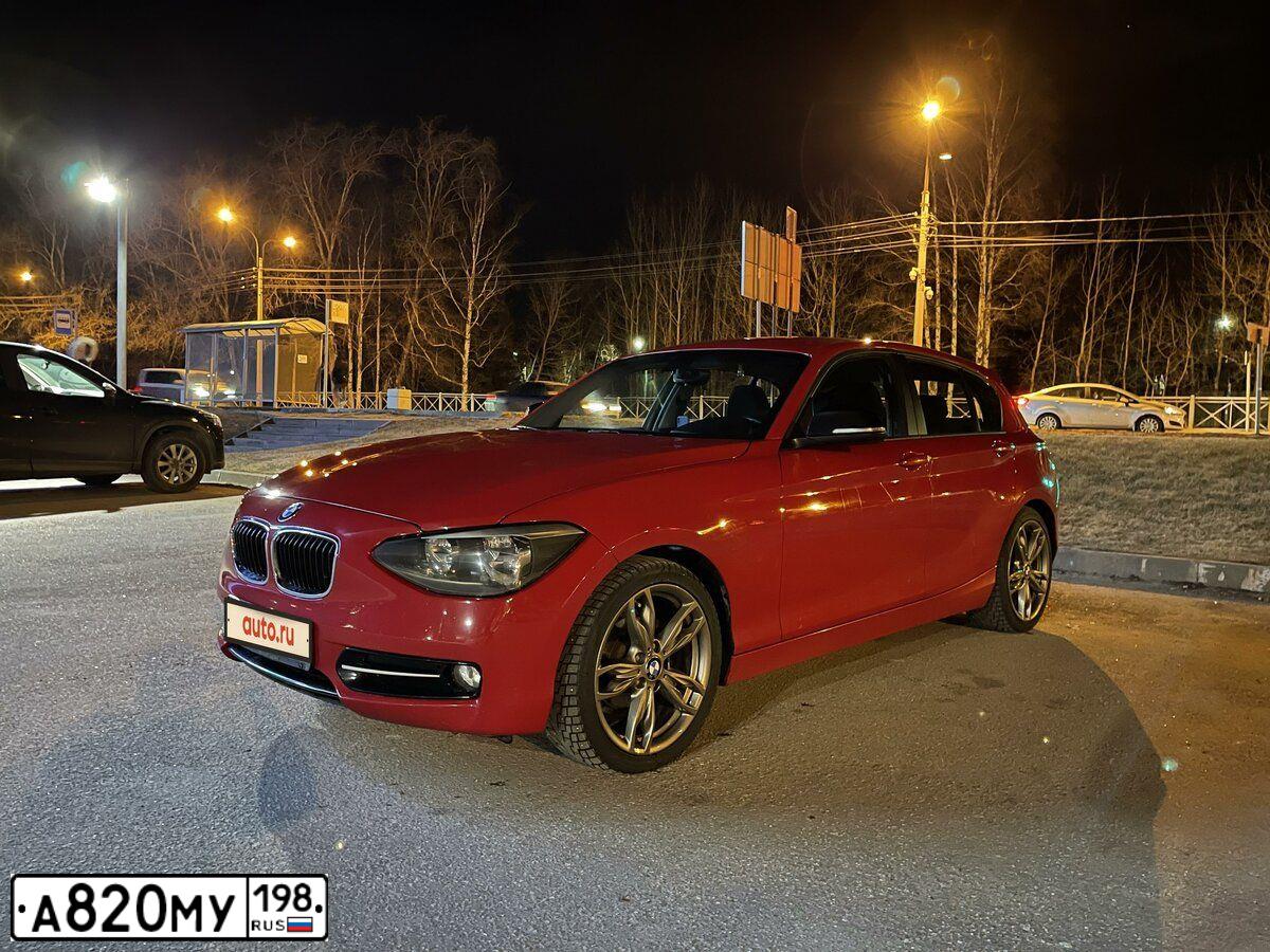 Фото автомобиля BMW SERIE 1, 2012 — госномер С001ОН53. Цвет: КРАСНЫЙ