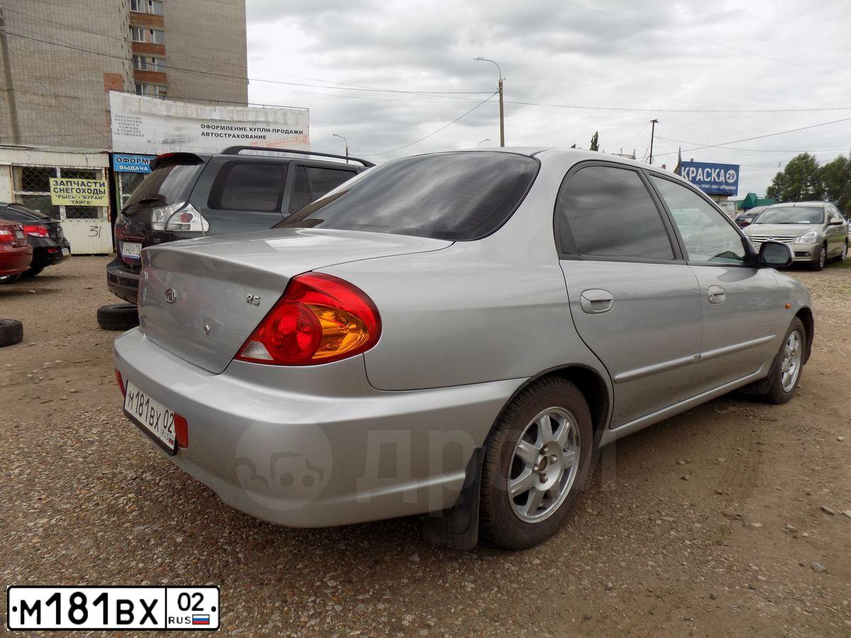Фото автомобиля KIA SPECTRA, 2008 — госномер М181ВХ02. Цвет: АЛМАЗНОЕ СЕРЕБРО
