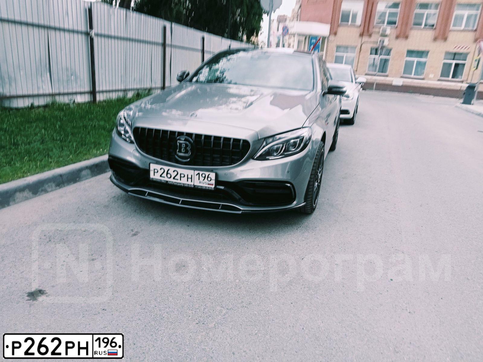 Фото автомобиля MERCEDES C-KLASSE, 2014 — госномер Р262РН196. Цвет: СЕРЫЙ