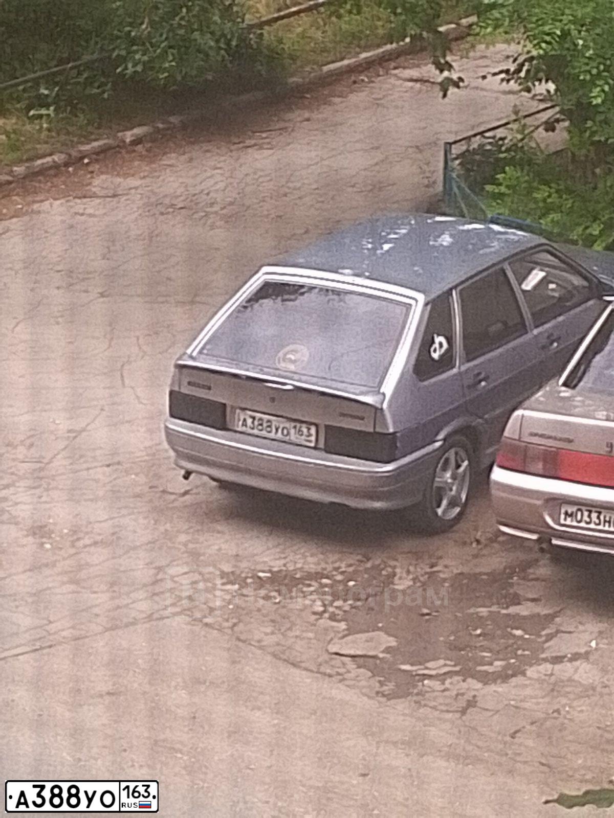 Фото автомобиля LADA 2114 SAMARA, 2009 — госномер А388УО163. Цвет: СВЕТЛО-ГОЛУБОЙ