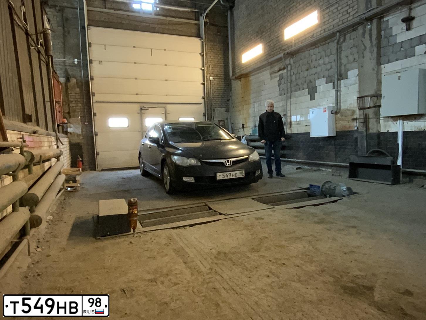 Фото автомобиля HONDA CIVIC, 2008 — госномер В012ХТ37. Цвет: ЧЕРНЫЙ