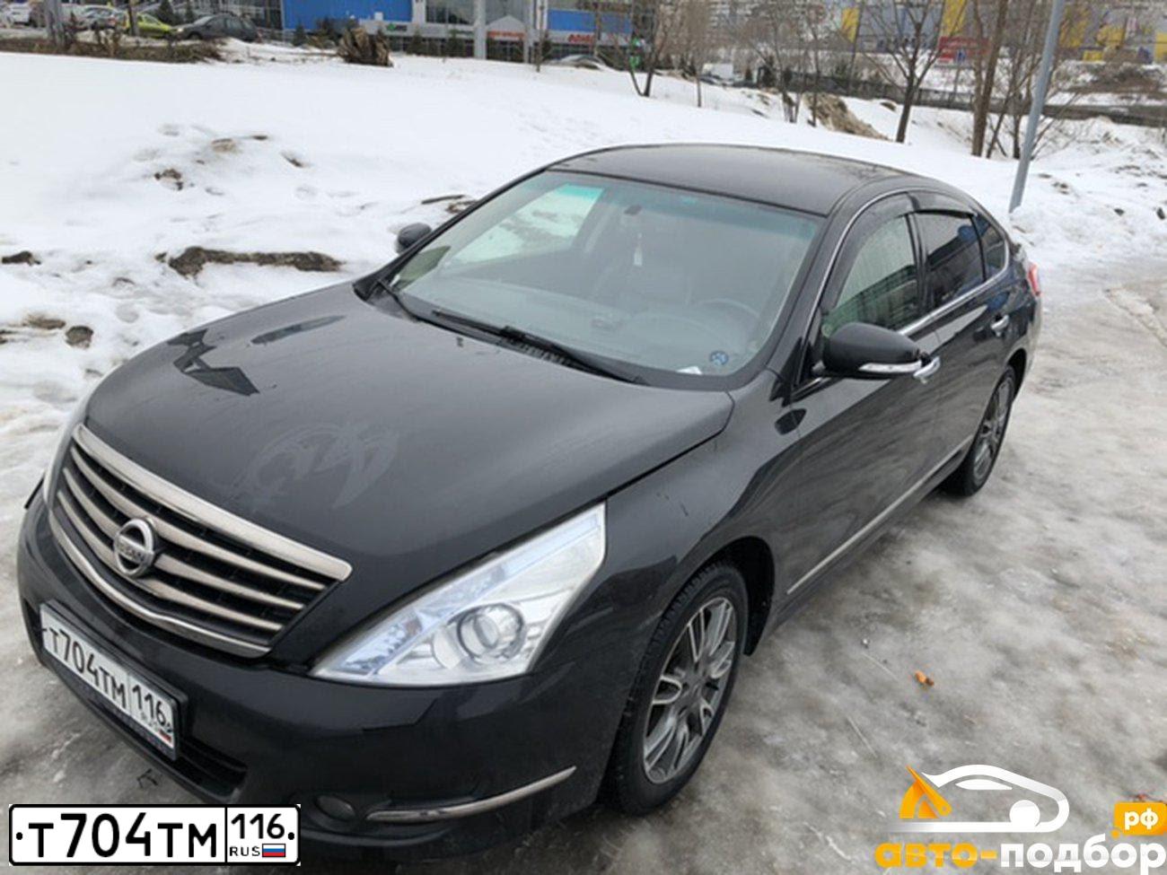 Фото автомобиля NISSAN TEANA, 2011 — госномер Т704ТМ116. Цвет: ЧЕРНЫЙ