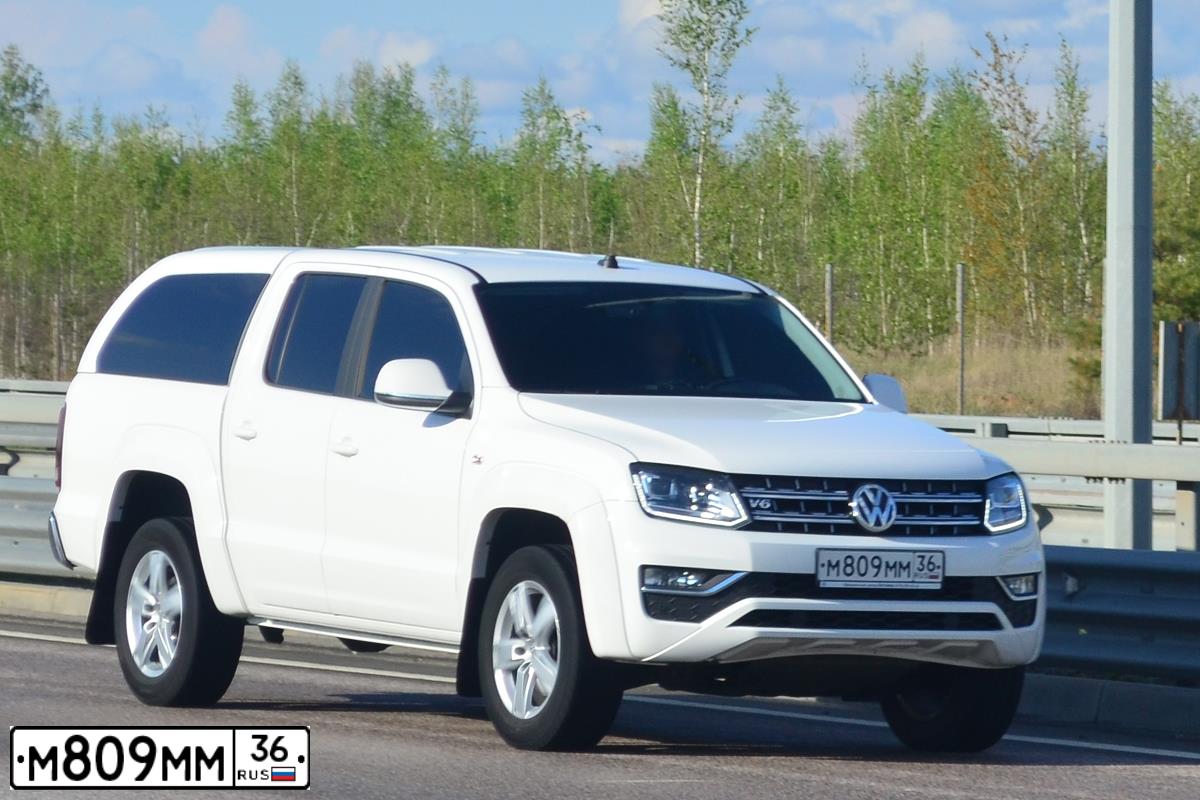 Фото автомобиля VOLKSWAGEN AMAROK, 2019 — госномер М809ММ36