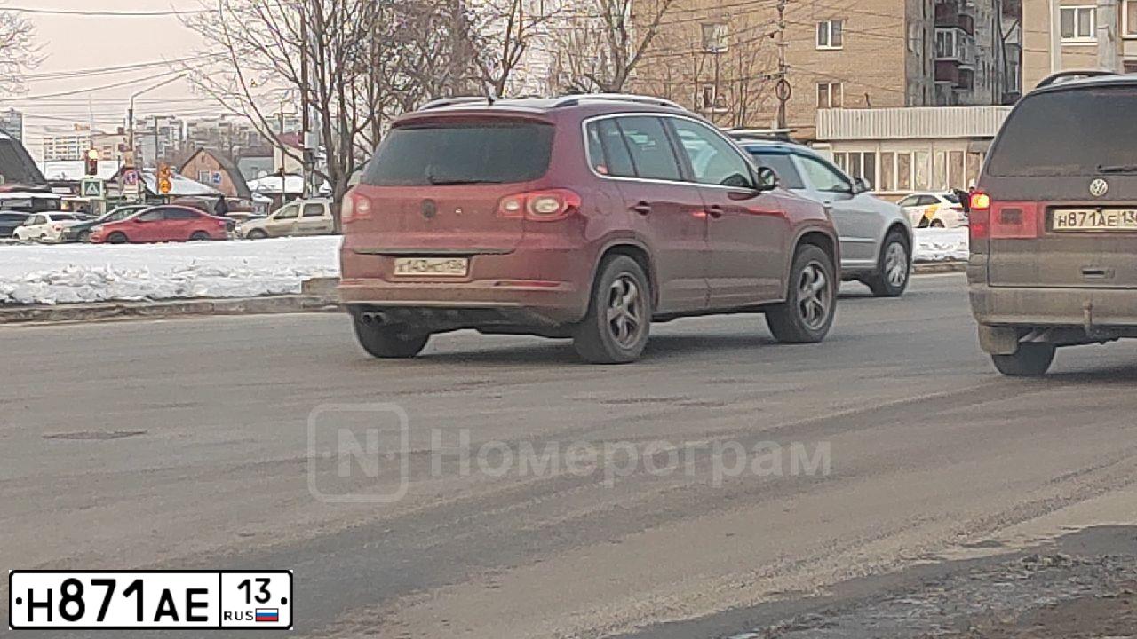 Фото автомобиля CHERY TIGGO4 NЕW, 2025 — госномер Н871АЕ13. Цвет: Белый