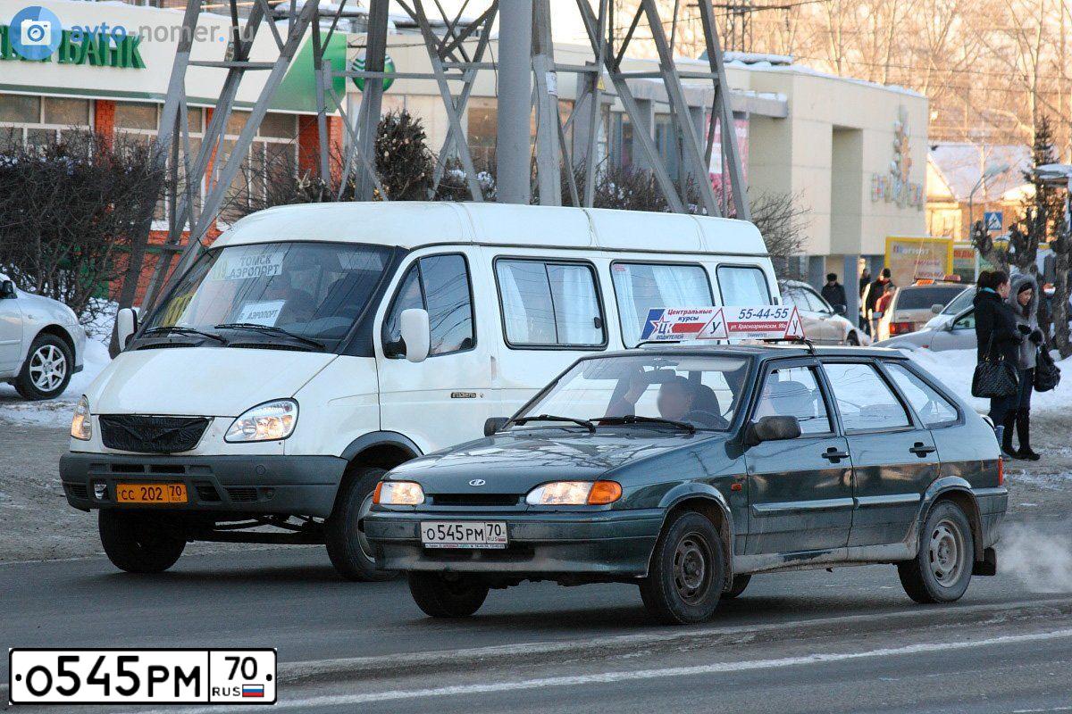 Фото автомобиля LADA 2114 SAMARA, 2008 — госномер О545РМ70. Цвет: СЕРО-СИНЕ-ЗЕЛЕНЫЙ