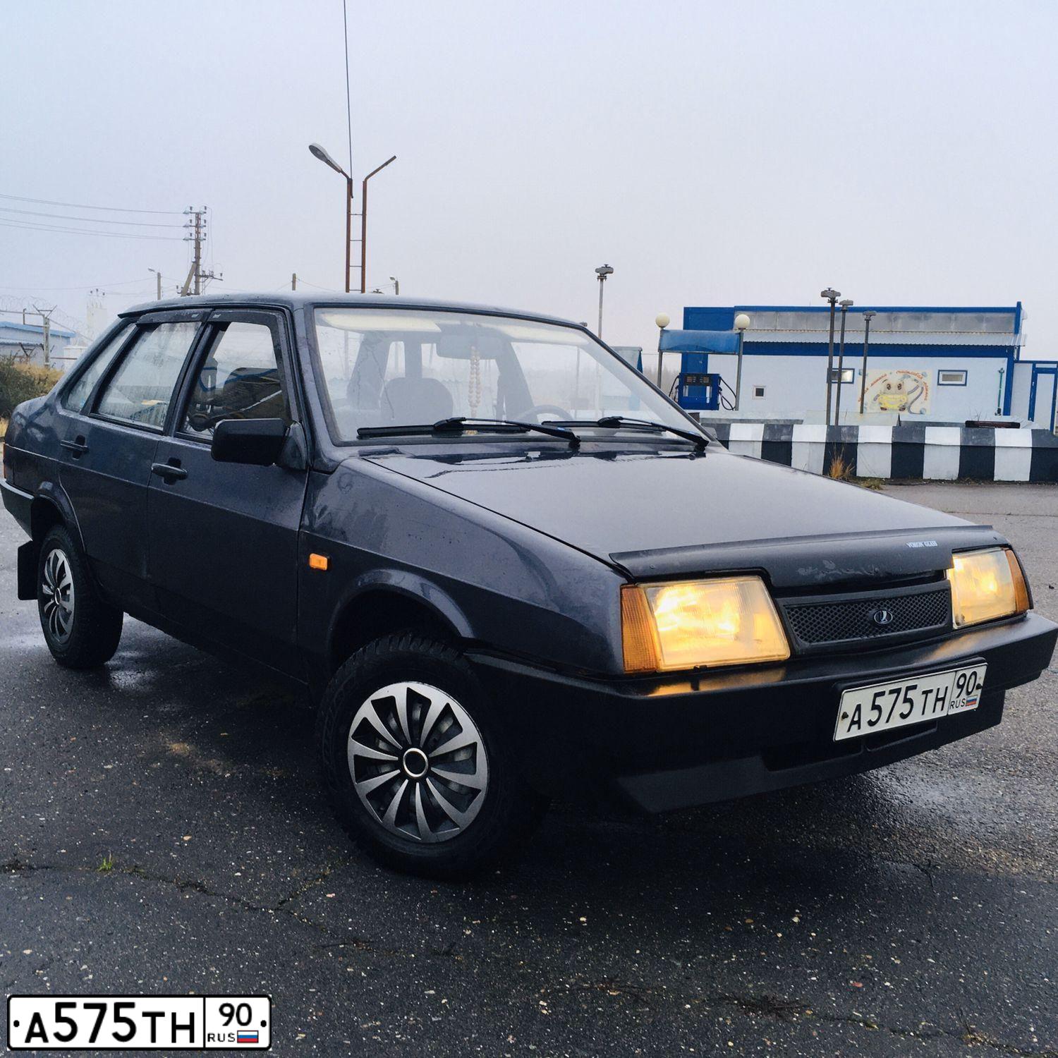 Фото автомобиля LADA 2109 SAMARA, 2002 — госномер Н948РТ790. Цвет: СЕРЕБРИСТ ТЕМНО-ФИОЛЕТ