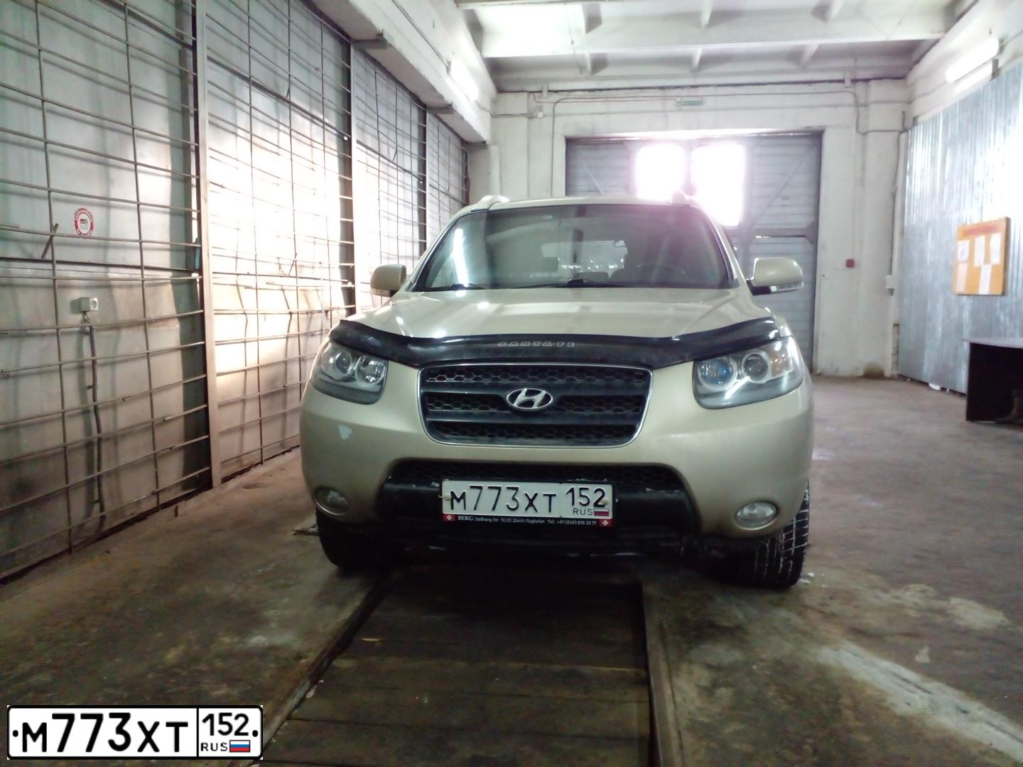 Фото автомобиля HYUNDAI SANTA FE, 2008 — госномер А902ХУ252