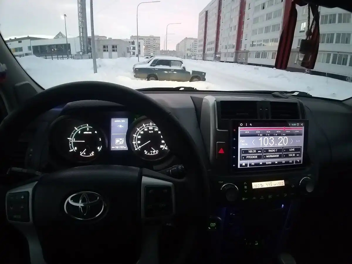Фото автомобиля ТОЙОТА LAND CRUISER 150 (PRADO), 2012 — госномер О214ТТ71. Цвет: ЧЕРНЫЙ