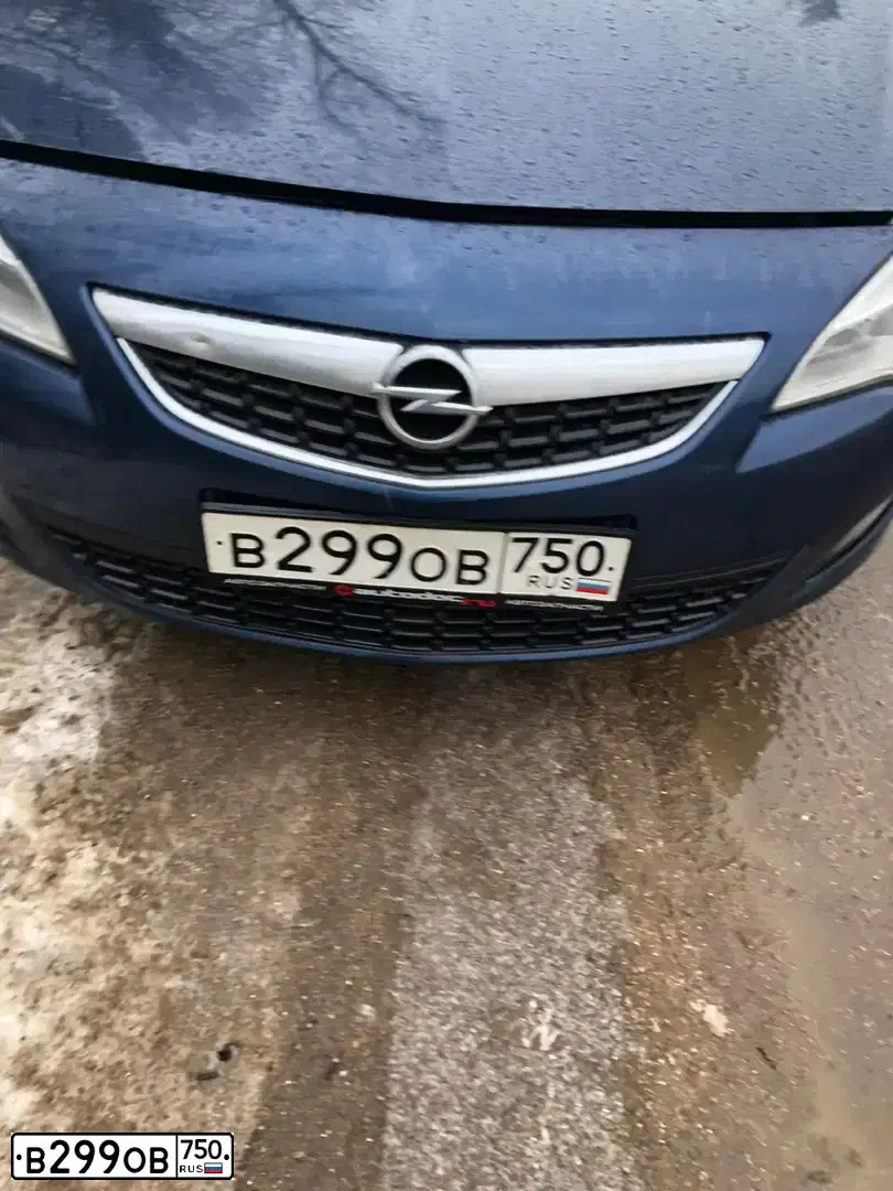Фото автомобиля OPEL ASTRA, 2011 — госномер О343КА46. Цвет: СИНИЙ МЕТАЛЛИК