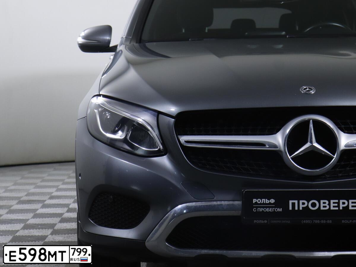 Фото автомобиля MERCEDES-BENZ GLK-KLASSE/GLC, 2018 — госномер Х780РТ18. Цвет: СЕРЫЙ