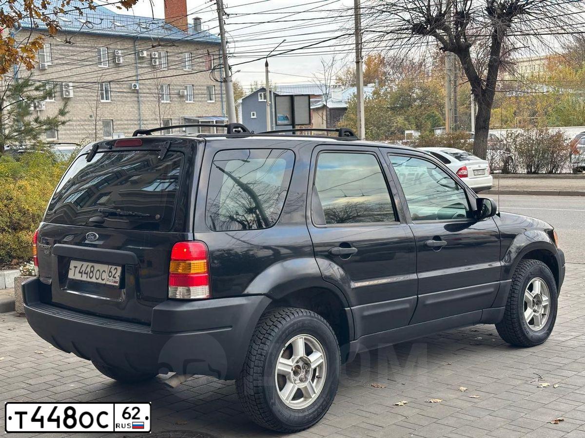 Фото автомобиля FORD ESCAPE, 2002 — госномер Т448ОС62. Цвет: ЧЕРНЫЙ