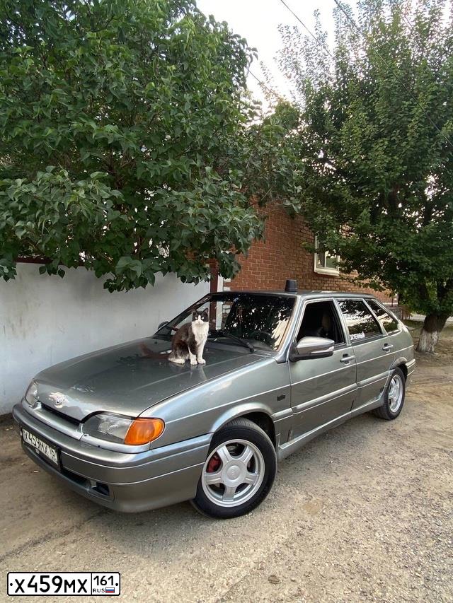 Фото автомобиля LADA 2114 SAMARA, 2007 — госномер Х459МХ161. Цвет: СРЕДНИЙ СЕРО-ЗЕЛЕНЫЙ МЕТАЛЛ