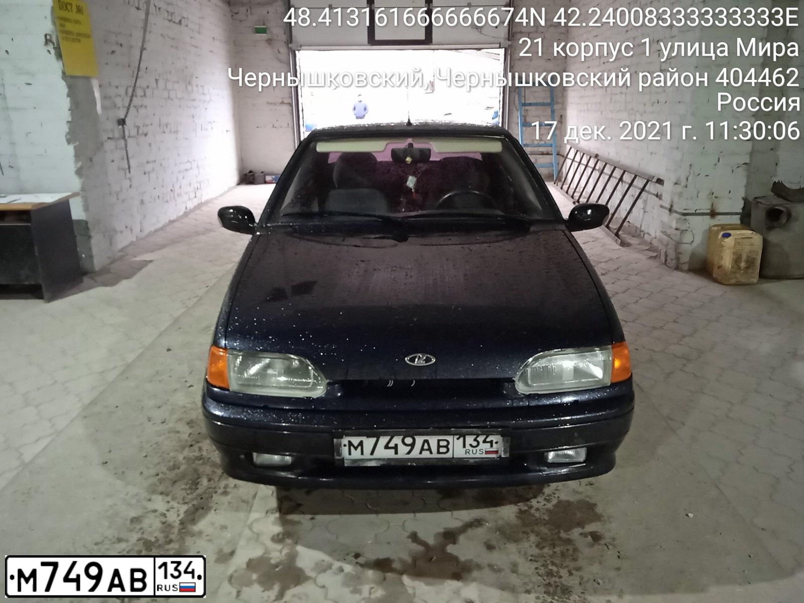 Фото автомобиля LADA 2115 SAMARA, 2008 — госномер М749АВ134. Цвет: ГРАФИТОВЫЙ МЕТАЛЛИК