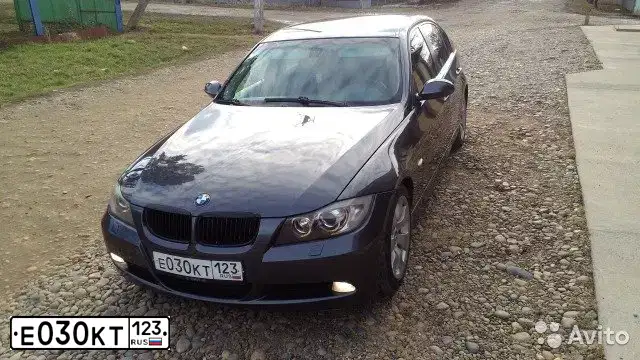 Фото автомобиля BMW X5, 2007 — госномер Е030КТ123. Цвет: ЧЕРНЫЙ