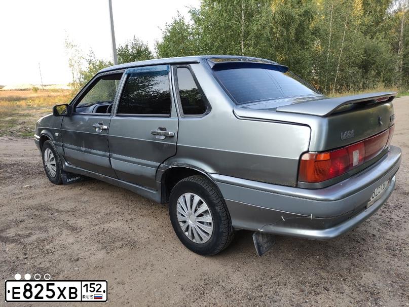 Фото автомобиля LADA 2115 SAMARA, 2006 — госномер М675УВ62. Цвет: СЕРО-ЗЕЛЕНЫЙ