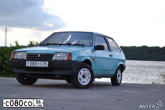 Фото автомобиля LADA 2108 SAMARA, 2000 — госномер С080СО36. Цвет: ЗЕЛЕНО-ГОЛУБОЙ