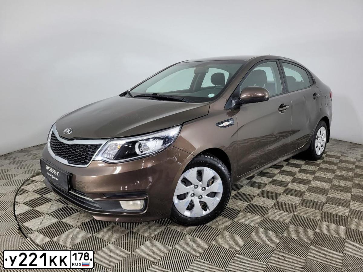 Фото автомобиля KIA RIO, 2016 — госномер У221КК178