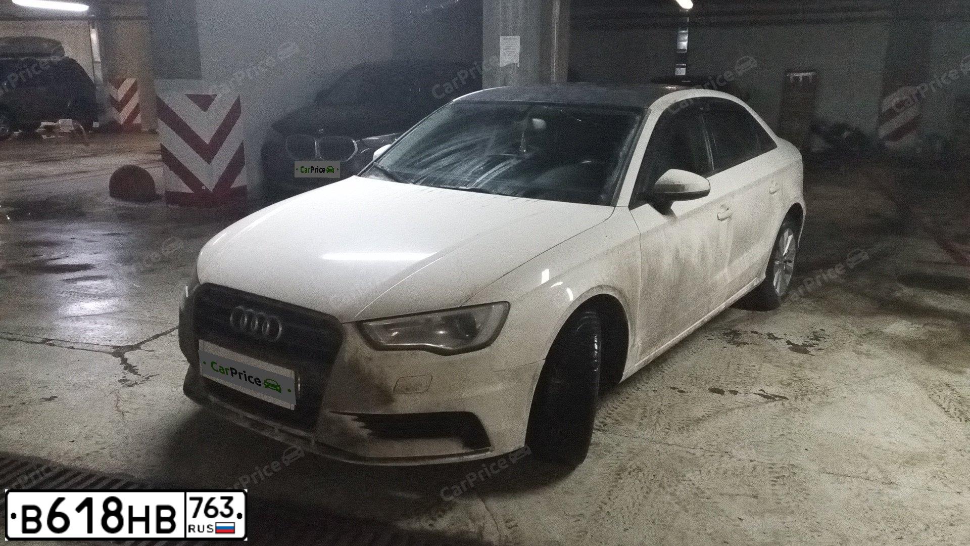 Фото автомобиля AUDI A3, 2014 — госномер Х707ОС163. Цвет: Белый