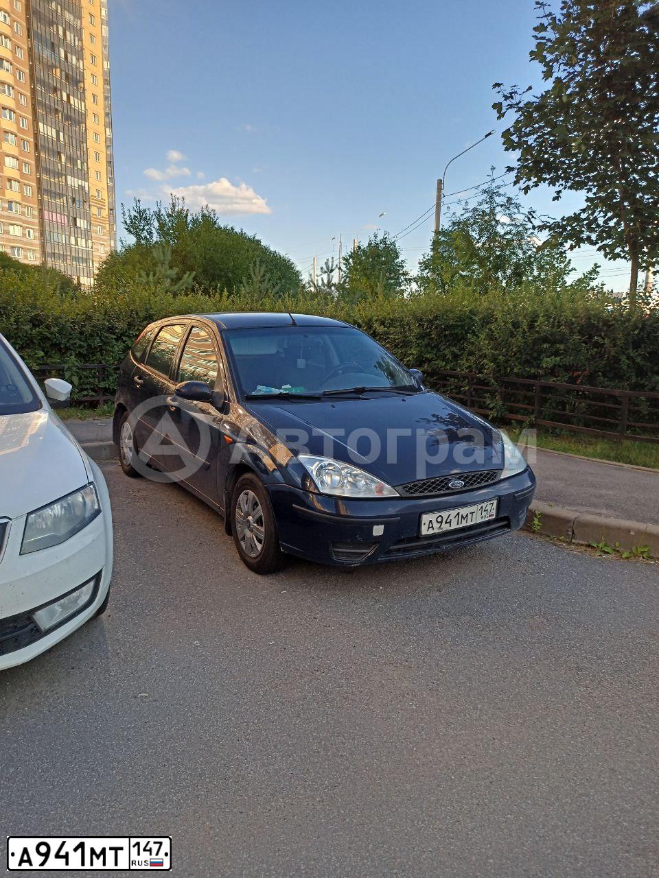 Фото автомобиля FORD FOCUS, 2004 — госномер С266ТА69. Цвет: Темно-синий