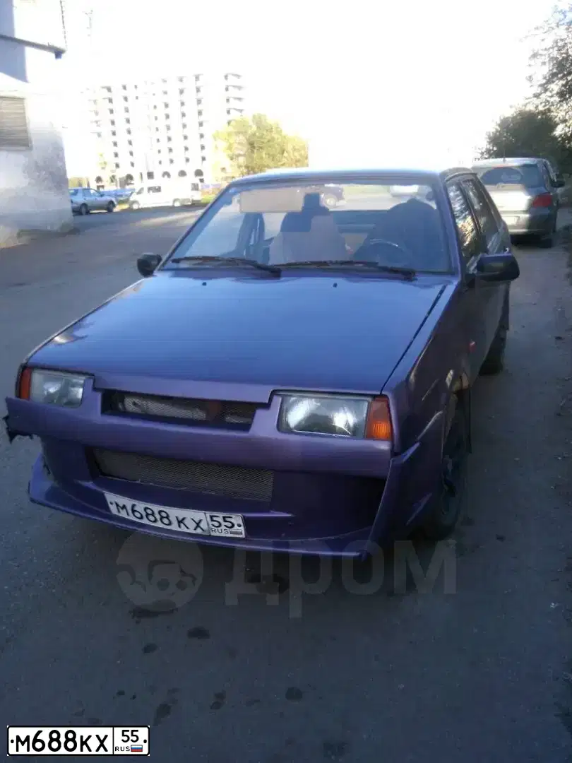 Фото автомобиля LADA 2109 SAMARA, 1998 — госномер Е584ЕК86. Цвет: ФИОЛЕТОВЫЙ