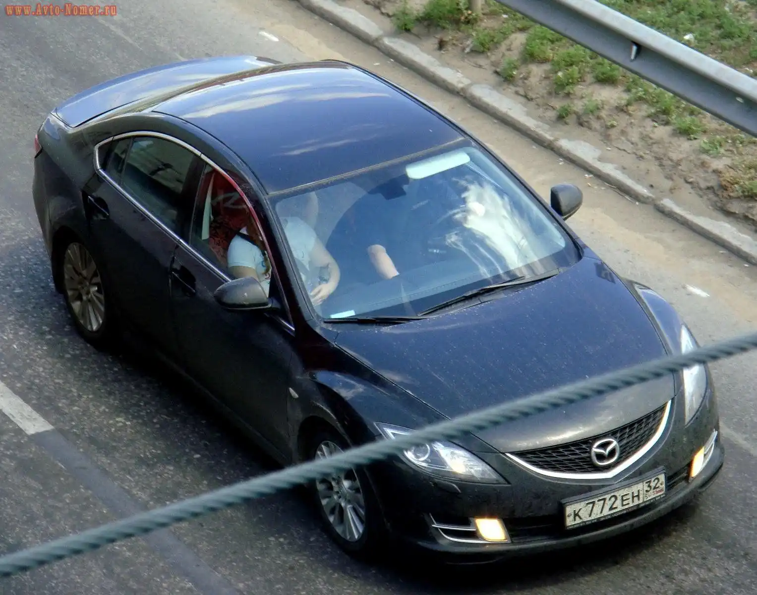 Фото автомобиля MAZDA 6, 2008 — госномер А294НР89. Цвет: ЧЕРНЫЙ