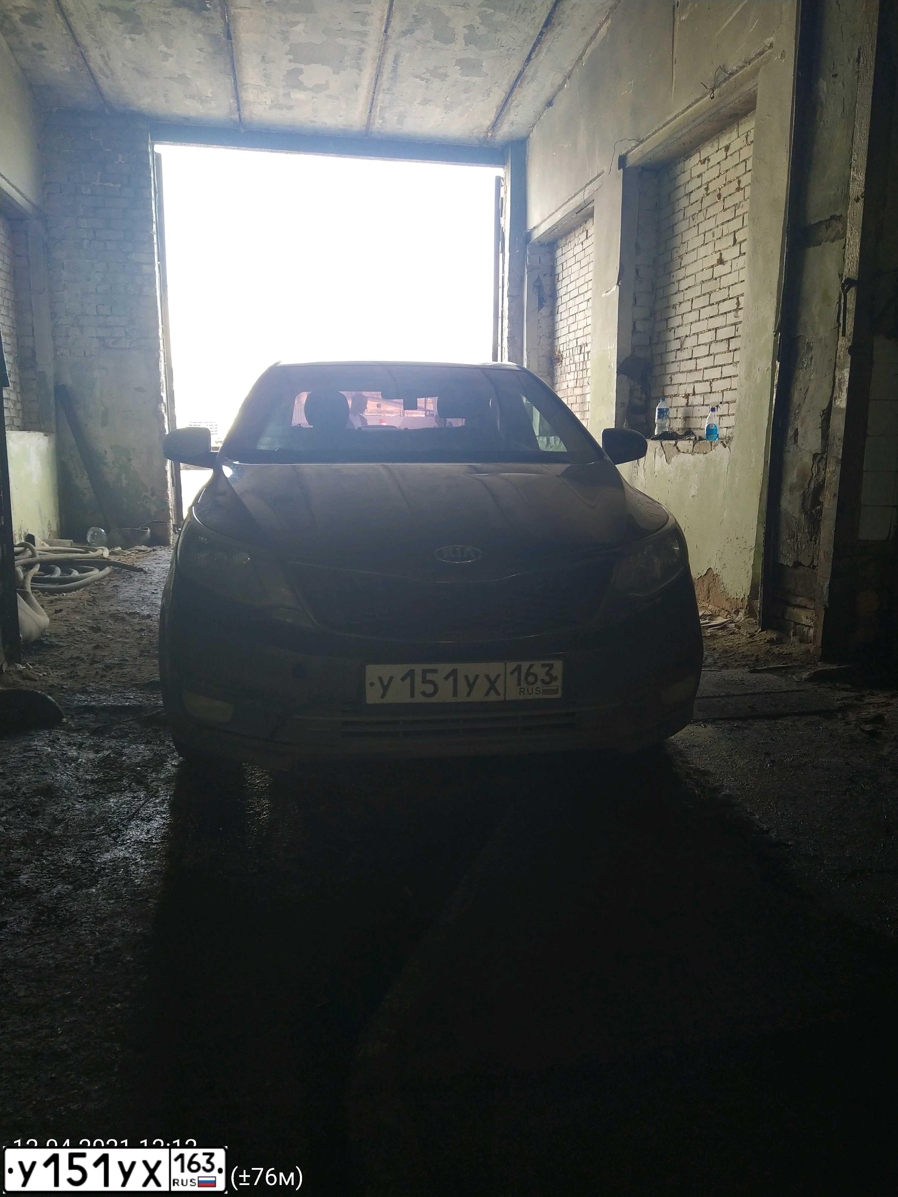 Фото автомобиля KIA RIO, 2015 — госномер В765ТК09. Цвет: Коричневый